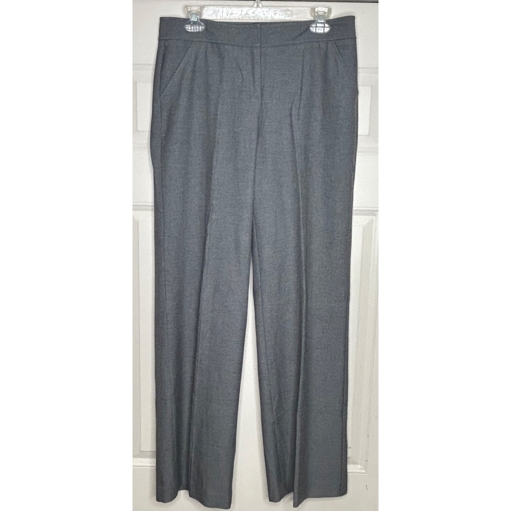 Liz Claiborne Womens Sloane Pants Size 10 Grey Dress Business Straight